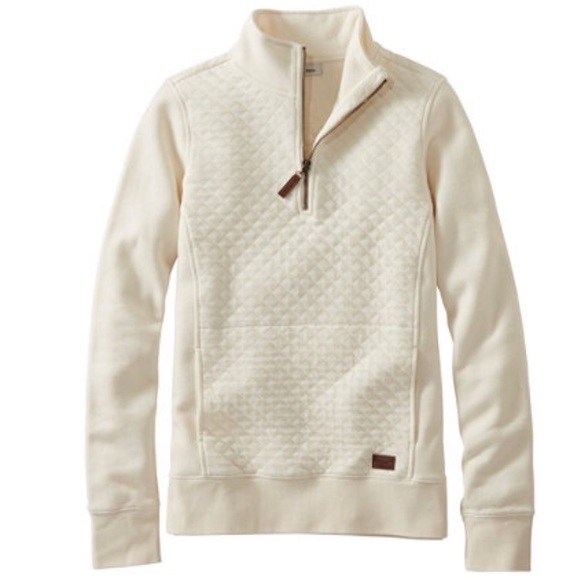 ll bean mens quilted sweatshirt